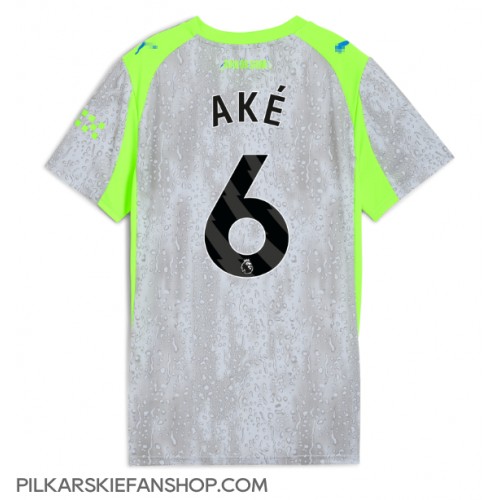 Koszulka piłkarska Manchester City Nathan Ake #6 Strój Trzeci dla kobiety 2025-26 tanio Krótki Rękaw Koszulka piłkarska Manchester City Nathan Ake #6 Strój Trzeci dla kobiety 2025-26 tanio Krótki Rękaw